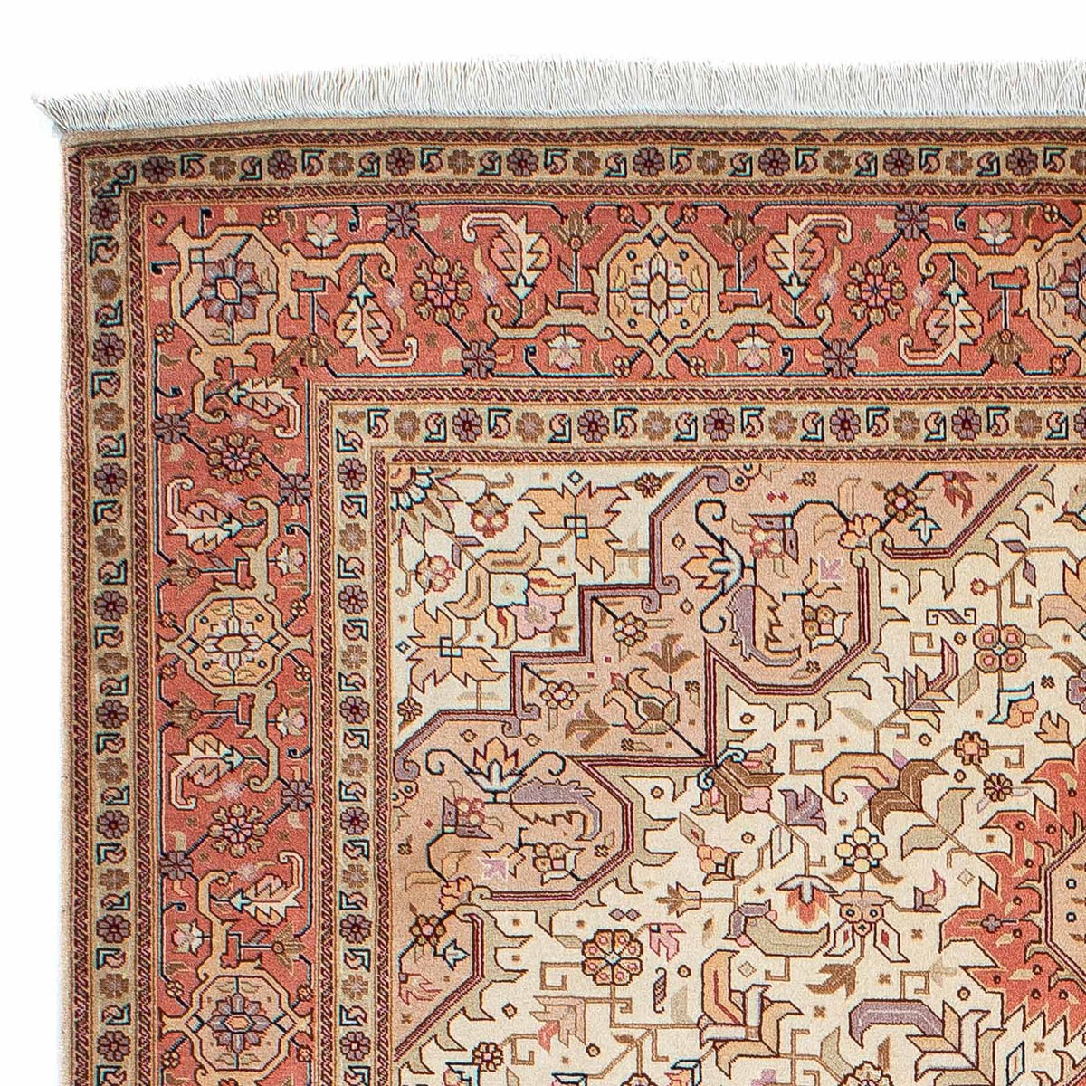 Persisk matta - Tabriz - Royal - 205 x 152 cm - beige