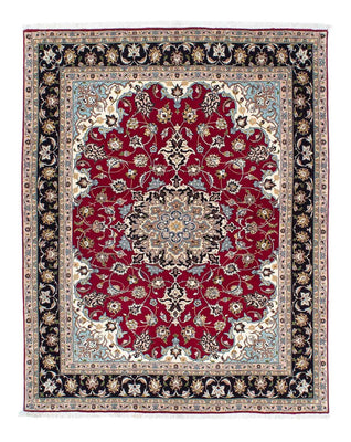 Persisk matta - Tabriz - Royal - 198 x 155 cm - mörkröd