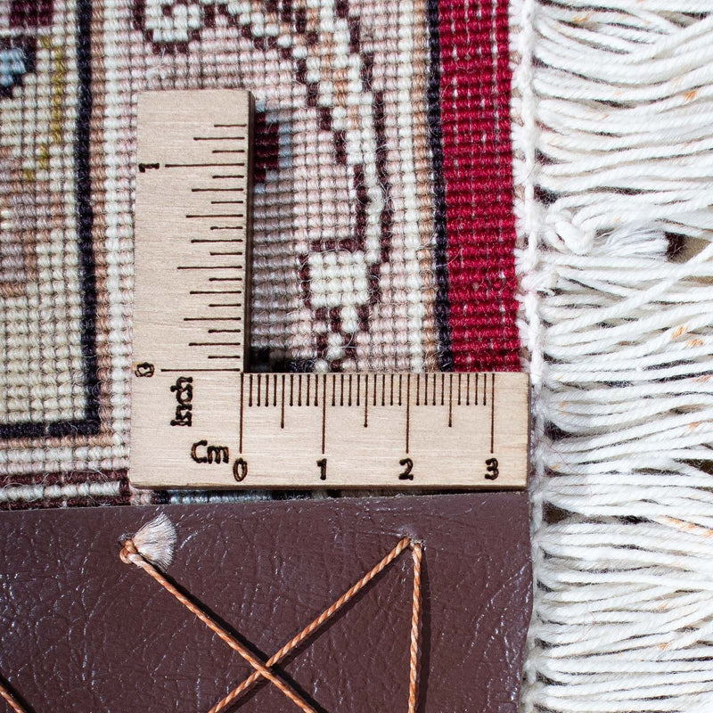 Persisk matta - Tabriz - Royal - 198 x 155 cm - mörkröd