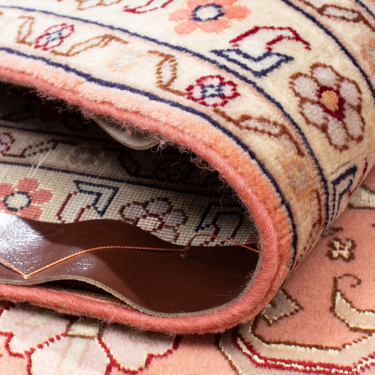 Persisk matta - Tabriz - Royal - 302 x 206 cm - ljusröd