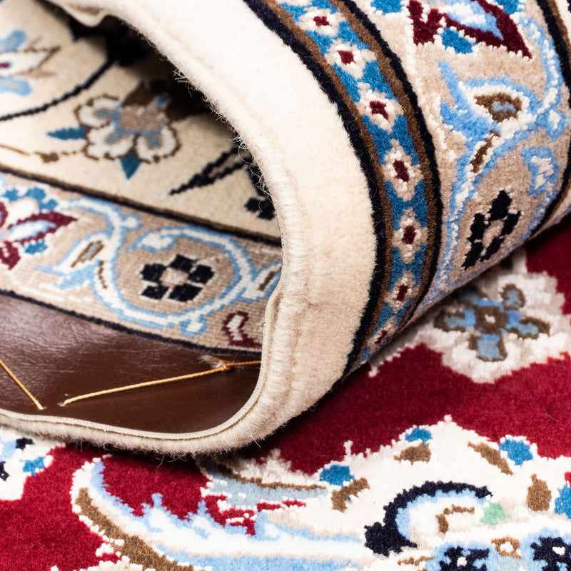 Persisk matta - Nain - Royal - 298 x 206 cm - mörkröd