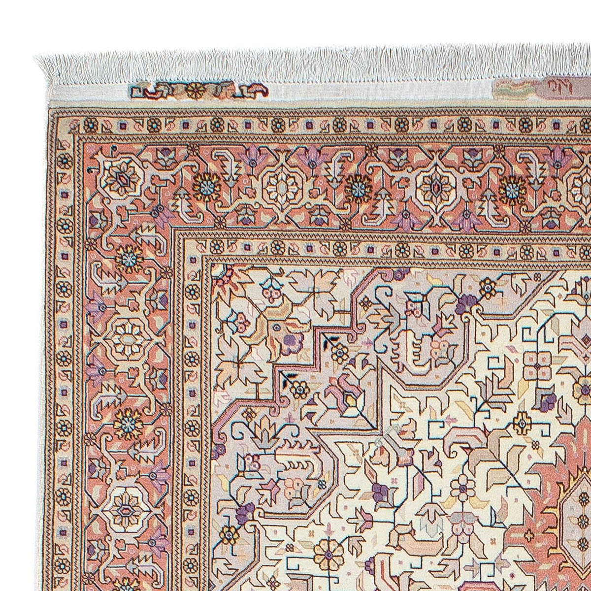 Persisk matta - Tabriz - Royal - 212 x 151 cm - beige