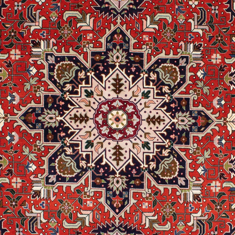 Persisk matta - Tabriz - Royal - 205 x 152 cm - mörkröd