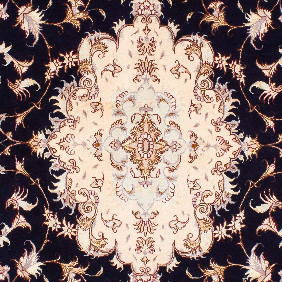 Persisk matta - Tabriz - Royal - 240 x 167 cm - mörkblå