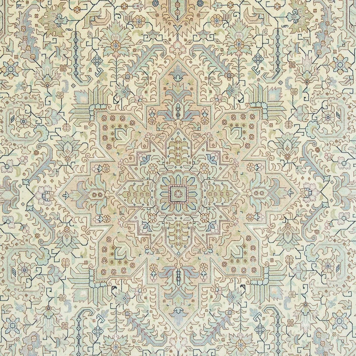 Persisk matta - Tabriz - Royal - 306 x 203 cm - flerfärgad