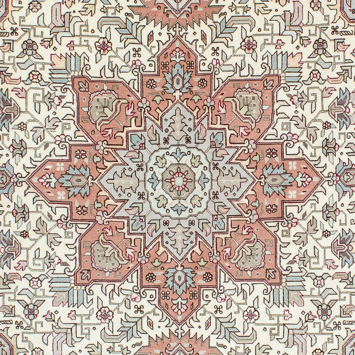 Persisk matta - Tabriz - Royal - 218 x 152 cm - beige