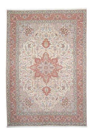 Persisk matta - Tabriz - Royal - 303 x 207 cm - beige