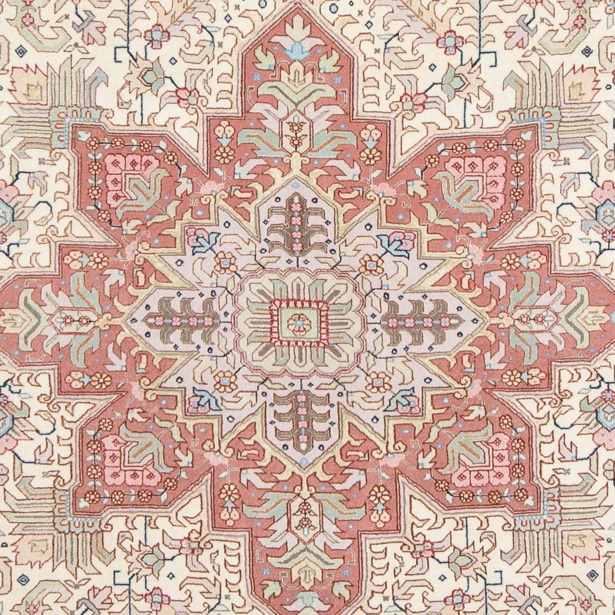 Persisk matta - Tabriz - Royal - 303 x 207 cm - beige