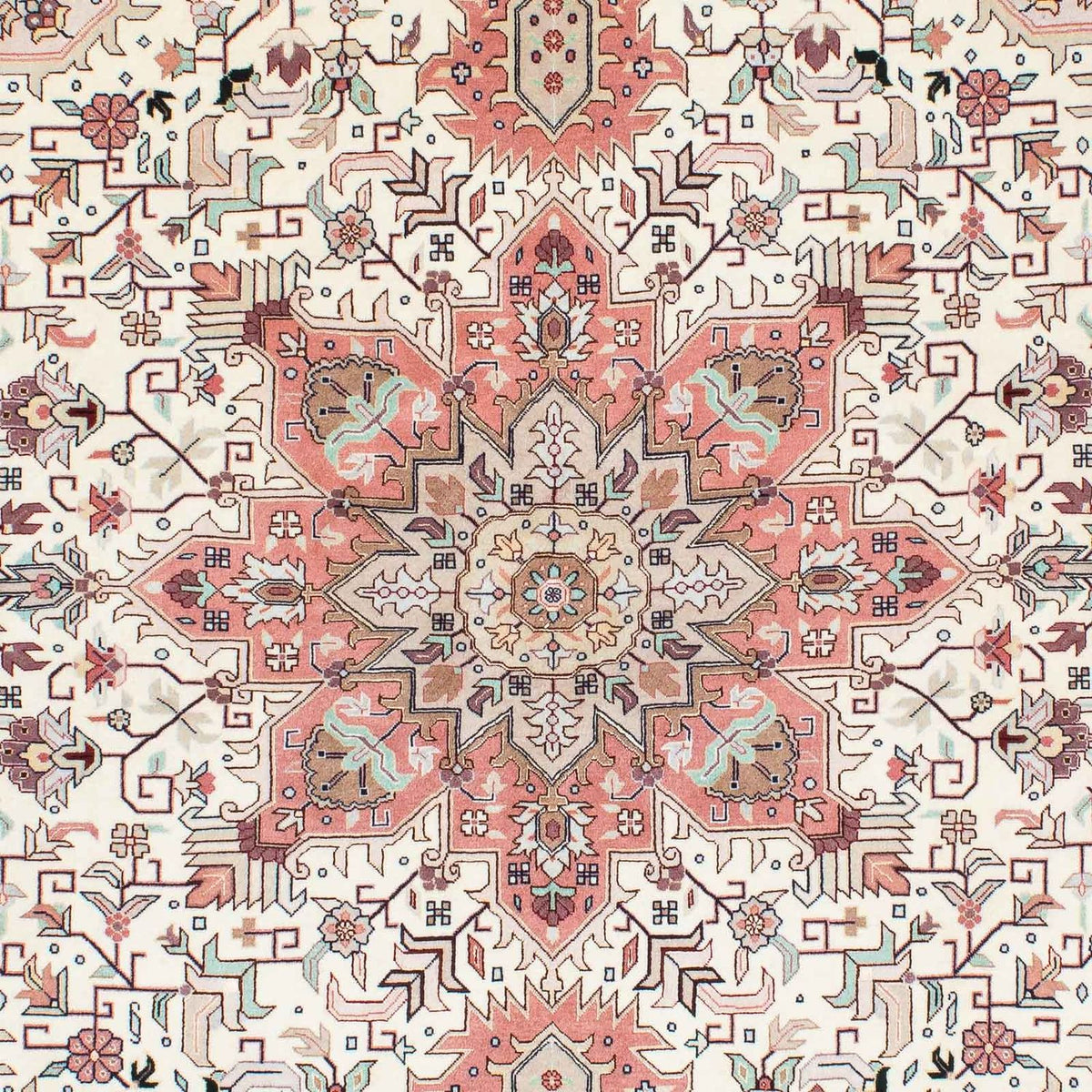 Persisk matta - Tabriz - Royal - 200 x 150 cm - beige