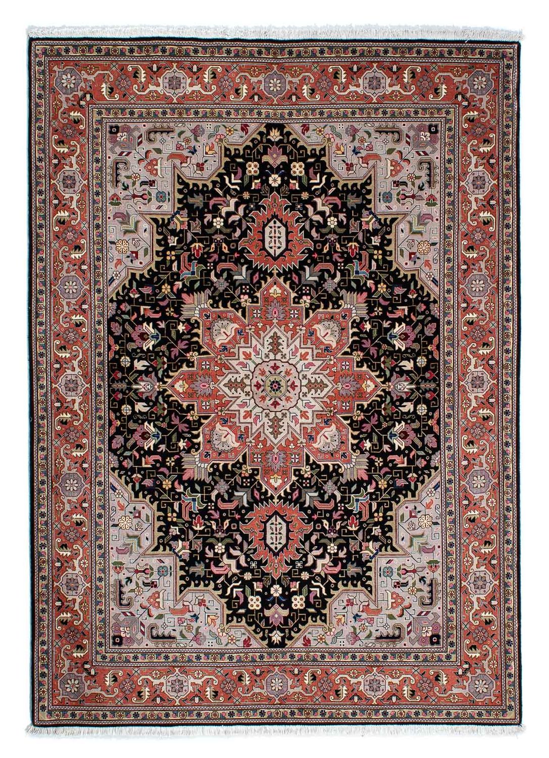 Persisk matta - Tabriz - Royal - 212 x 152 cm - mörkblå