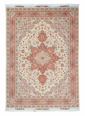 Persisk matta - Tabriz - Royal - 207 x 152 cm - beige