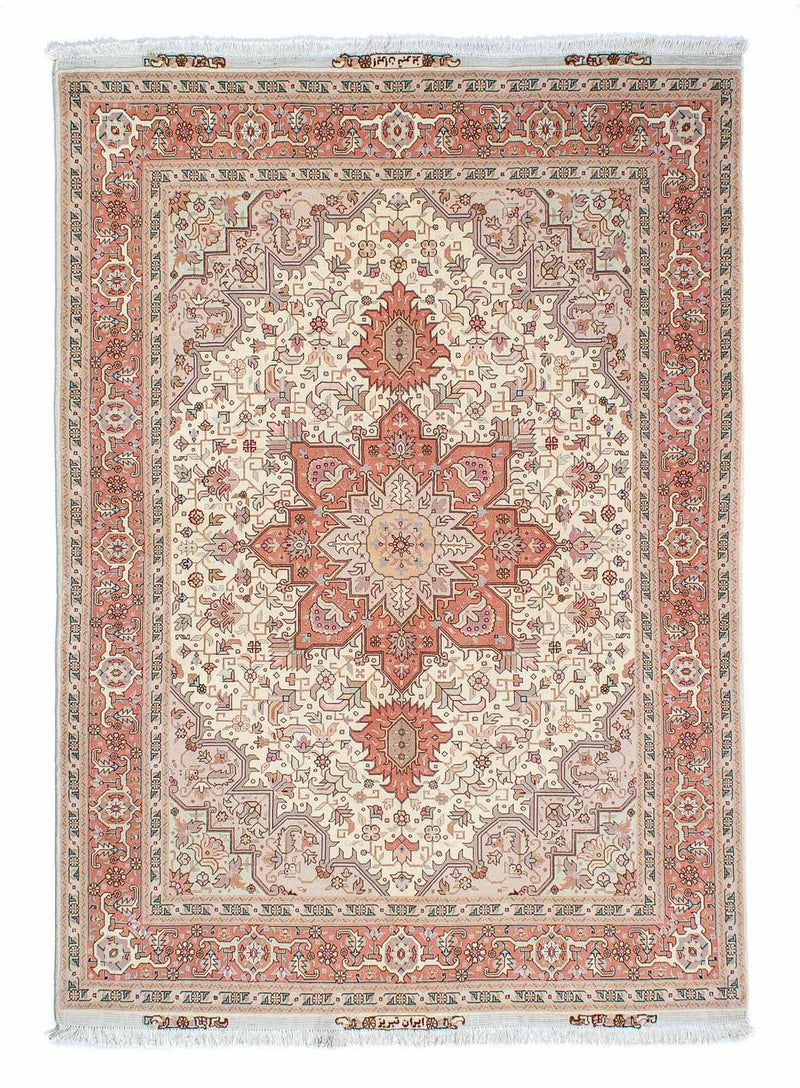 Persisk matta - Tabriz - Royal - 207 x 152 cm - beige