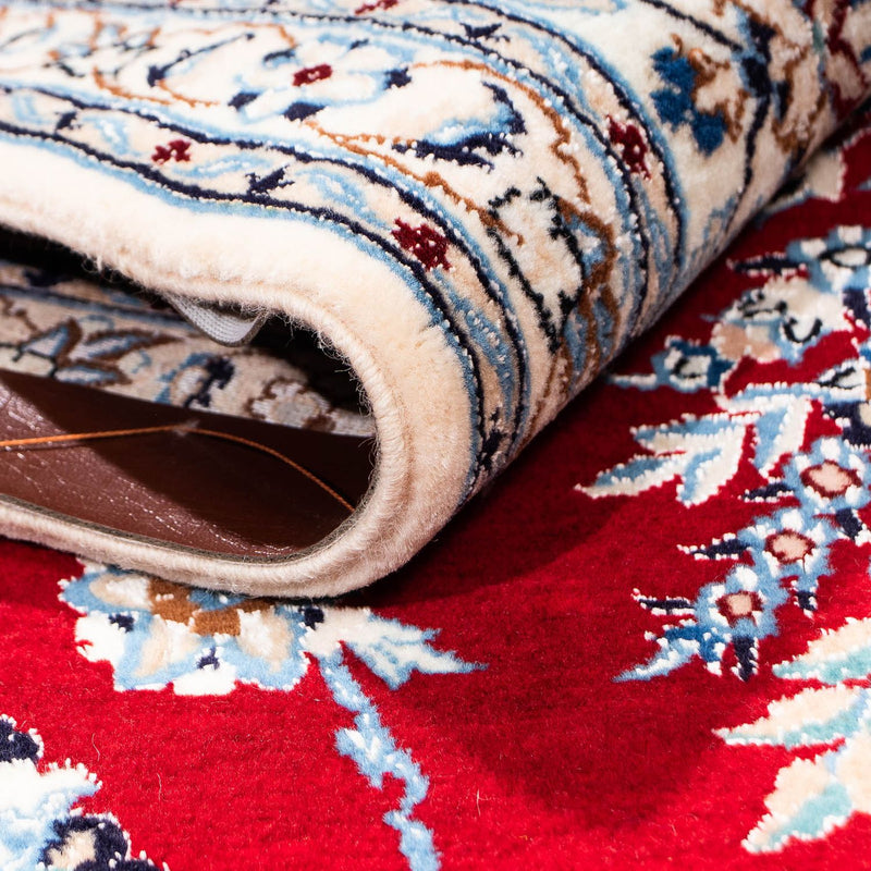 Persisk matta - Nain - Premium - 236 x 153 cm - mörkröd