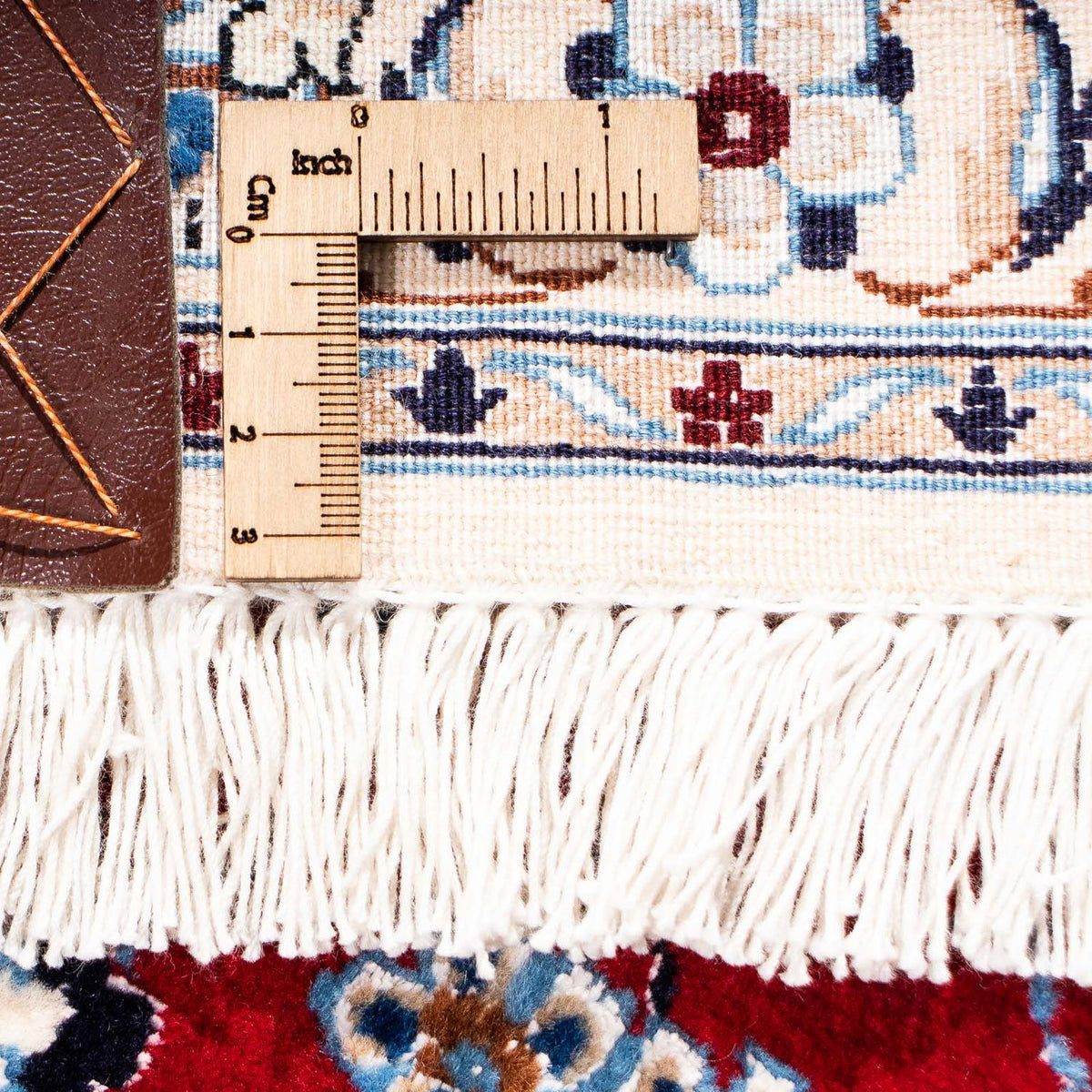 Persisk matta - Nain - Premium - 236 x 153 cm - mörkröd