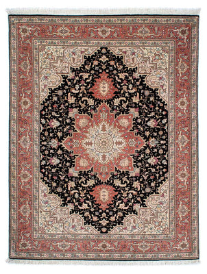 Persisk matta - Tabriz - Royal - 200 x 152 cm - mörkblå