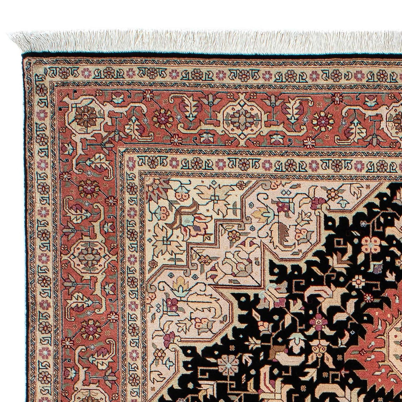 Persisk matta - Tabriz - Royal - 200 x 152 cm - mörkblå