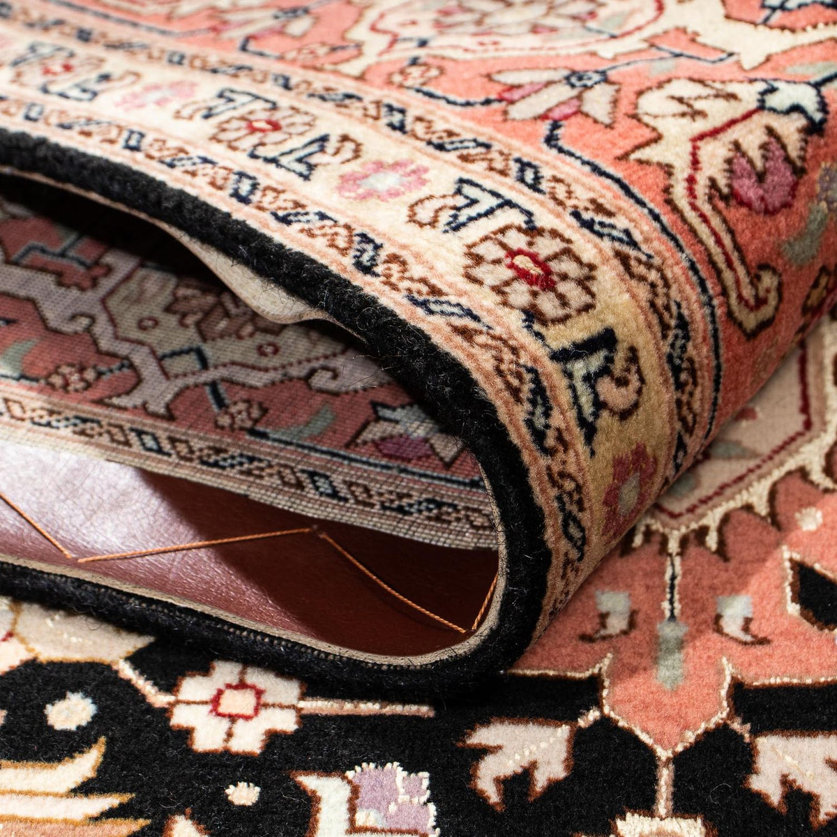 Persisk matta - Tabriz - Royal - 200 x 152 cm - mörkblå