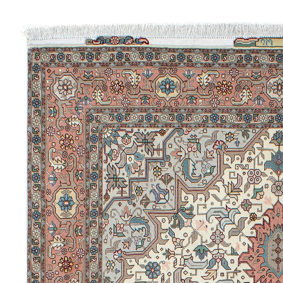 Persisk matta - Tabriz - Royal - 200 x 151 cm - beige