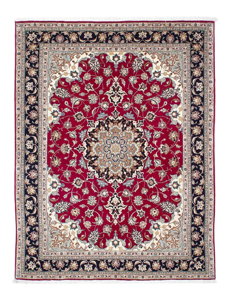 Persisk matta - Tabriz - Royal - 200 x 150 cm - mörkröd