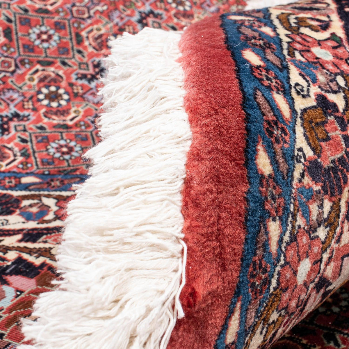 Persisk matta - Bijar runt  - 300 x 300 cm - ljusröd