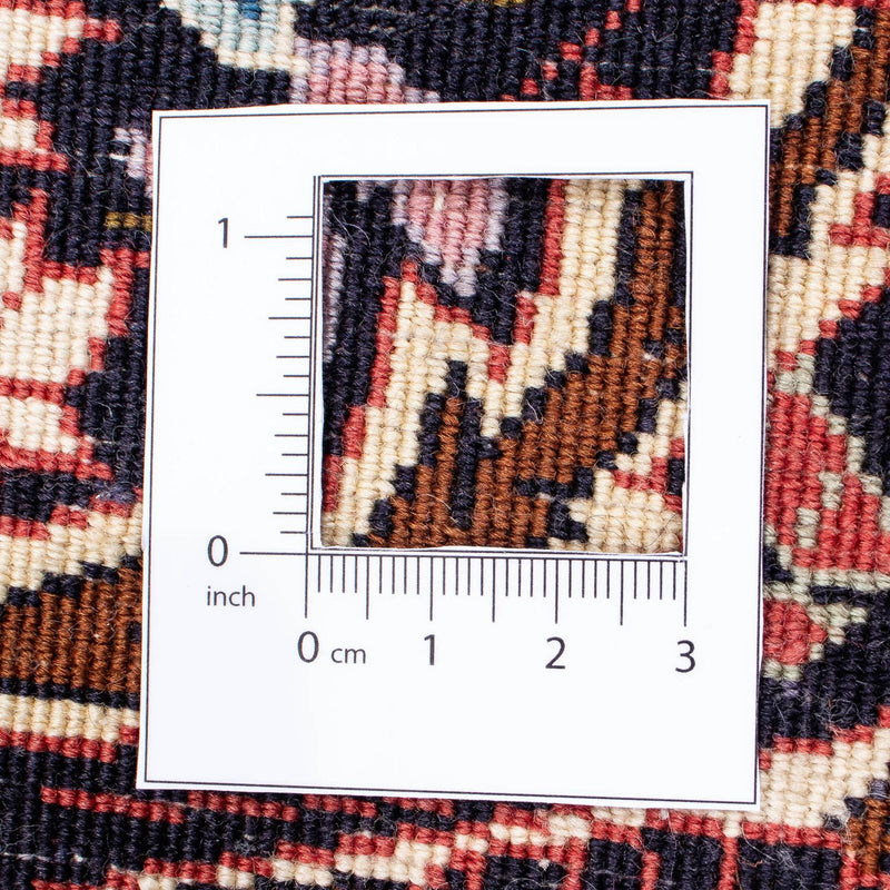 Persisk matta - Bijar runt  - 300 x 300 cm - ljusröd