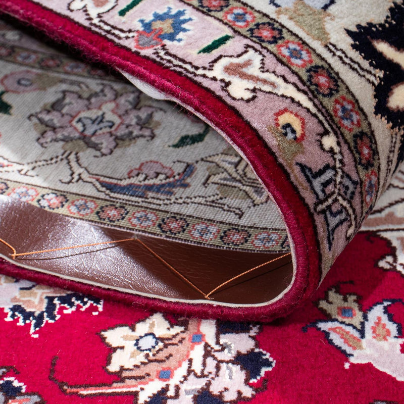 Persisk matta - Tabriz - Royal - 202 x 150 cm - mörkröd