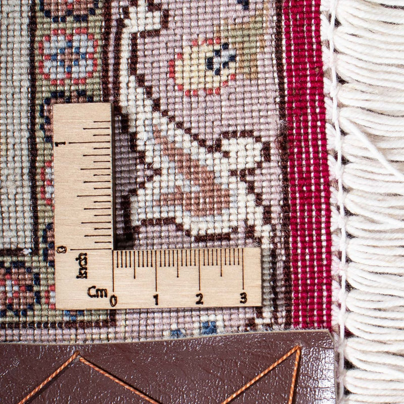 Persisk matta - Tabriz - Royal - 202 x 150 cm - mörkröd