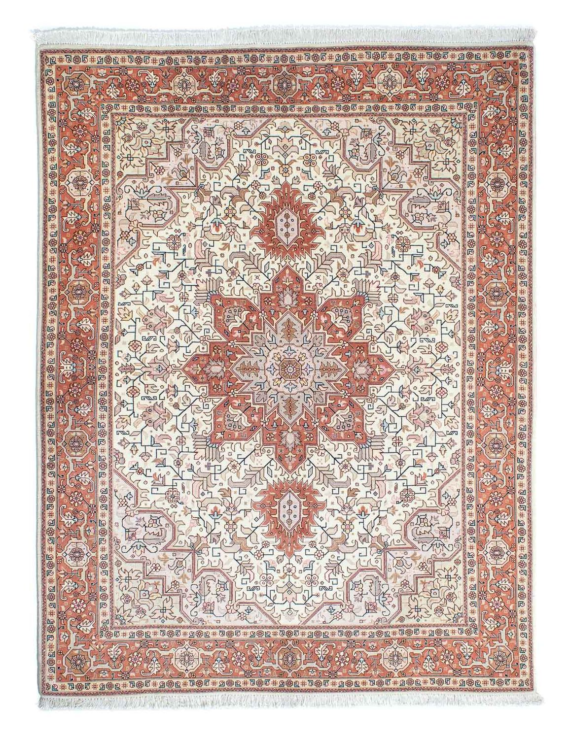 Persisk matta - Tabriz - Royal - 201 x 149 cm - beige