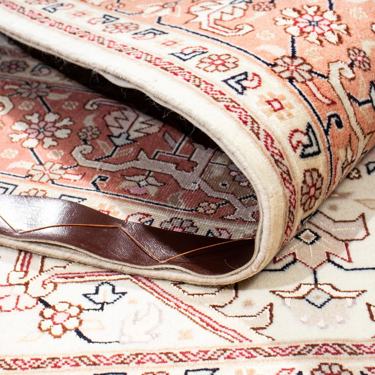 Persisk matta - Tabriz - Royal - 201 x 149 cm - beige