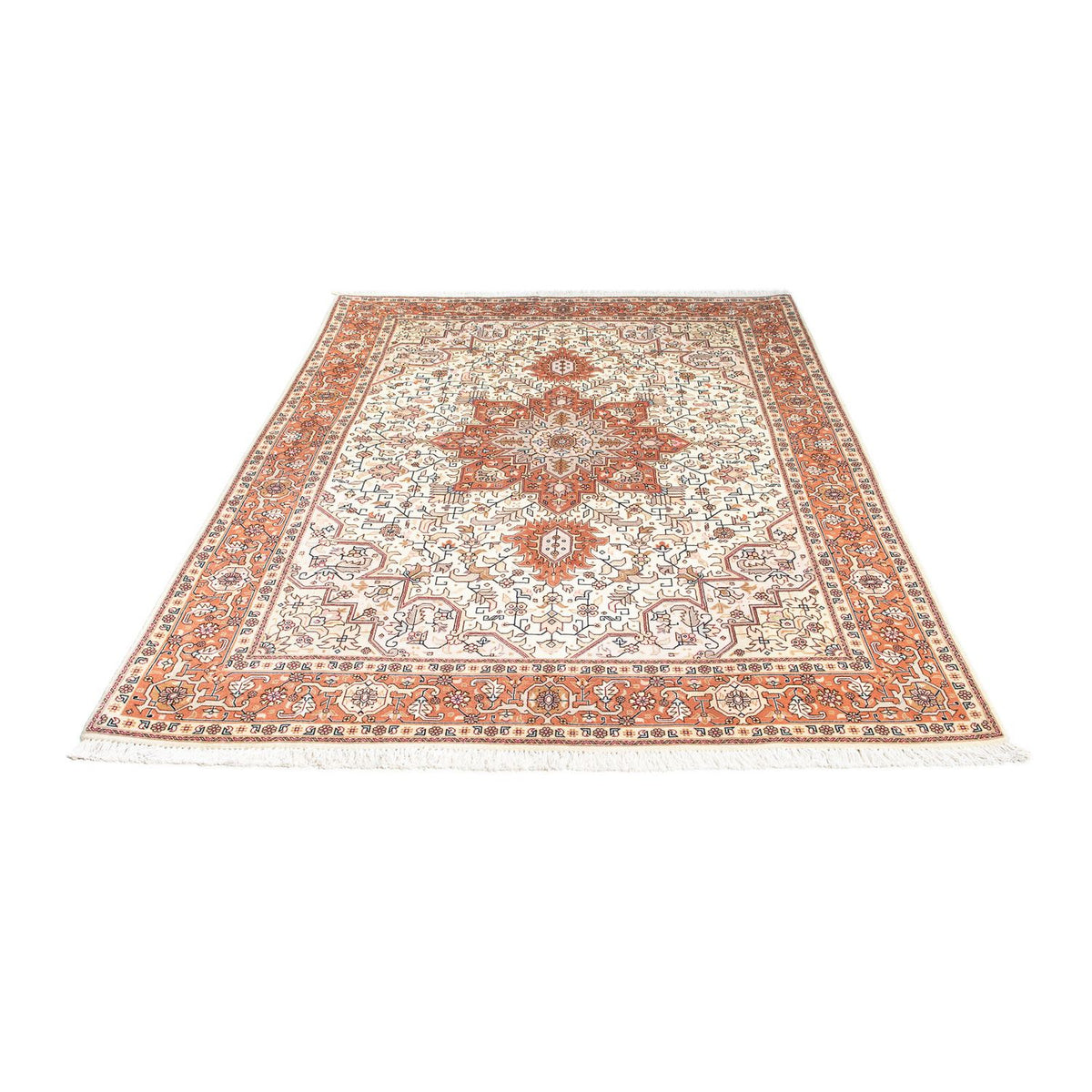Persisk matta - Tabriz - Royal - 201 x 149 cm - beige