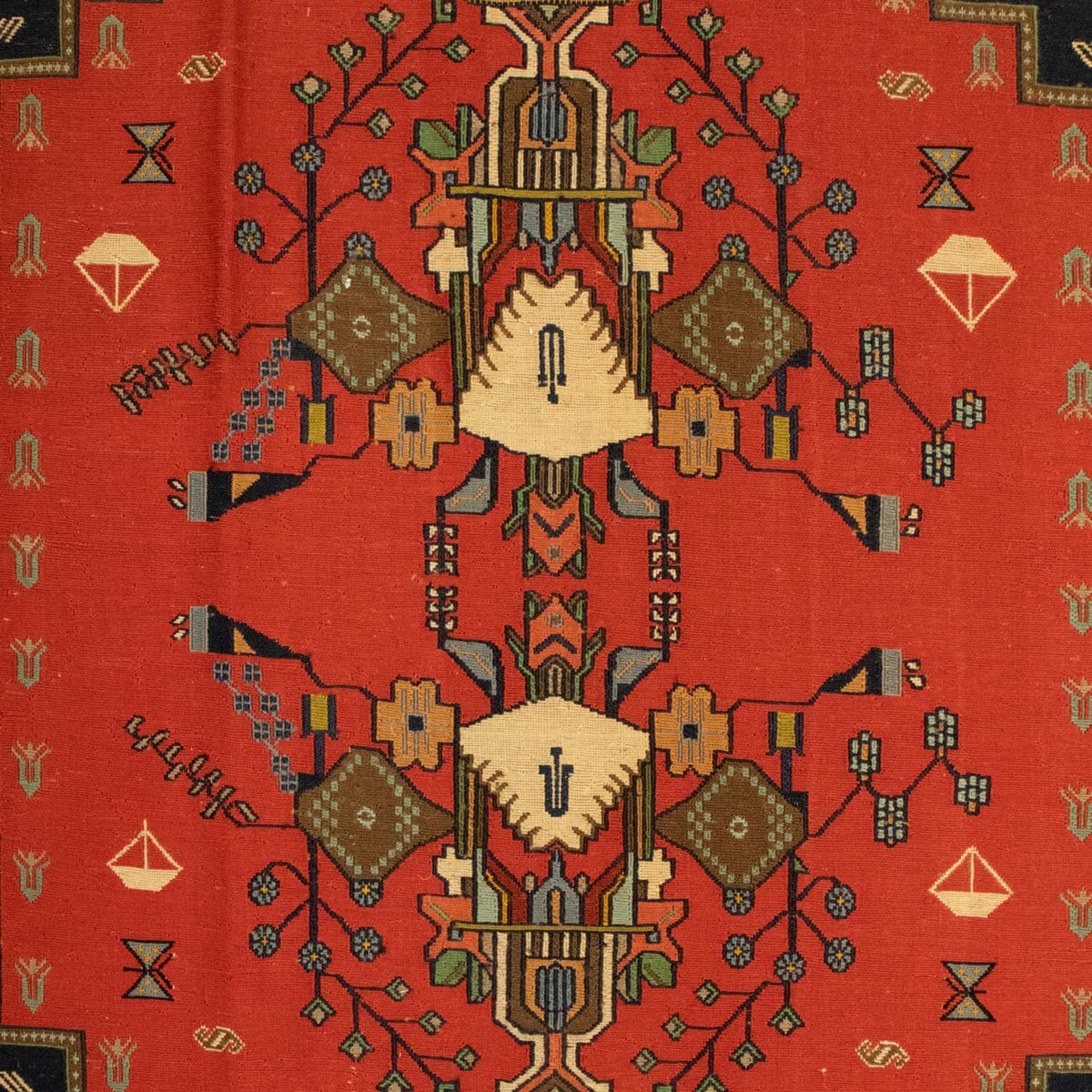 Persisk matta - Nomadic - 302 x 194 cm - guld