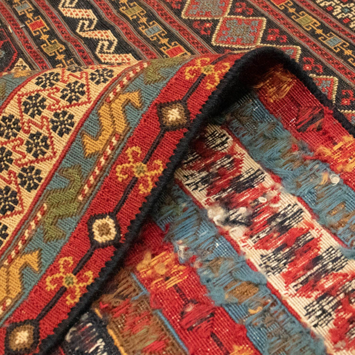 Persisk matta - Nomadic - 292 x 187 cm - flerfärgad