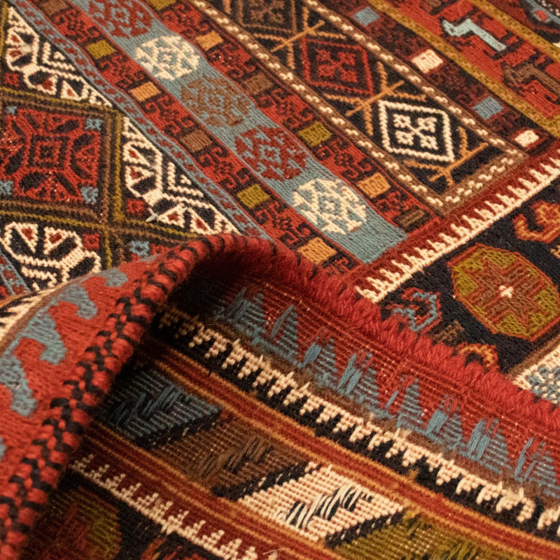 Persisk matta - Nomadic - 293 x 197 cm - flerfärgad