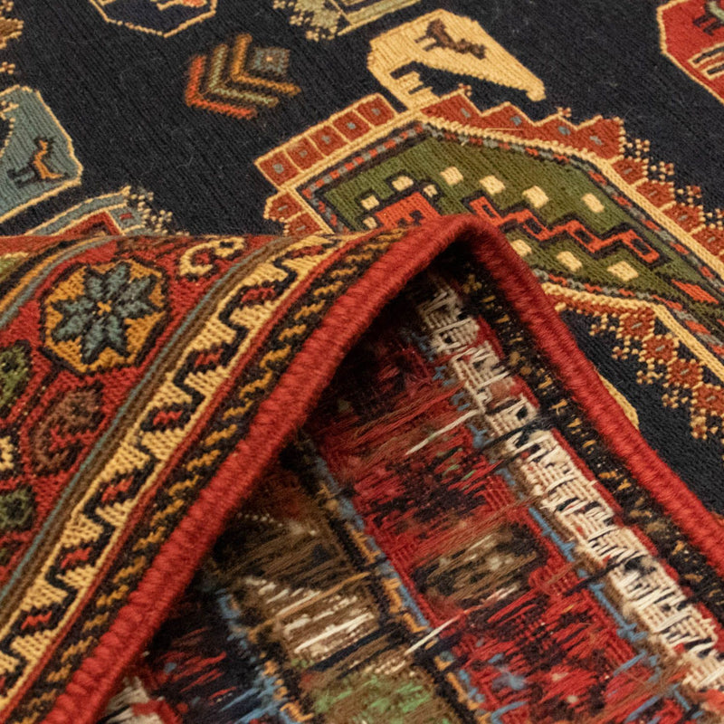 Persisk matta - Nomadic - 283 x 194 cm - mörkblå