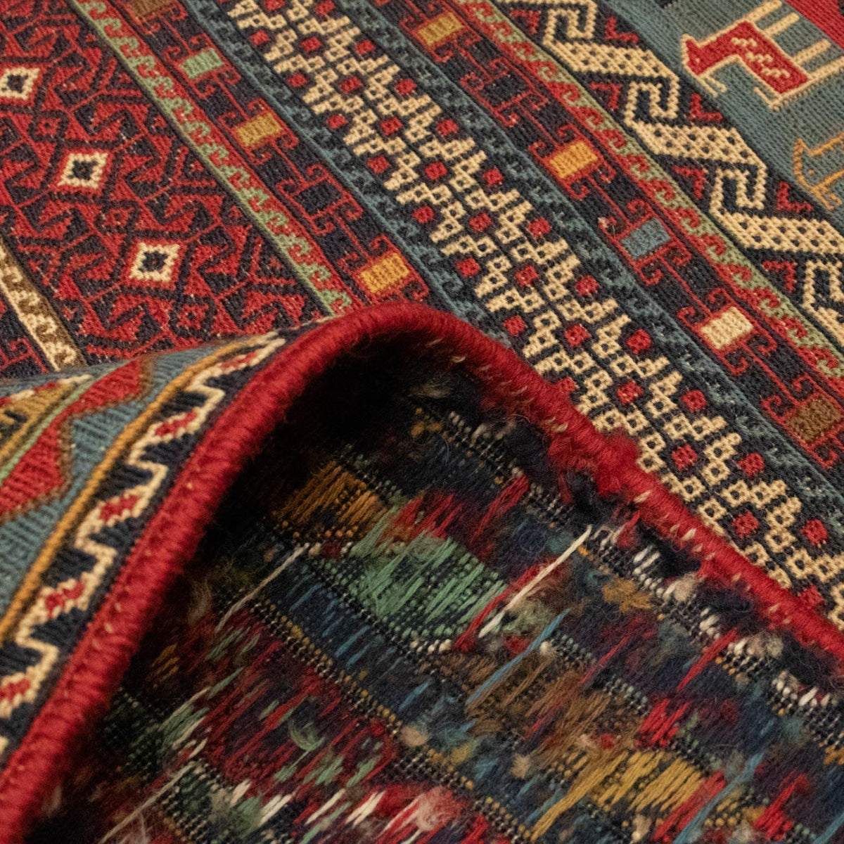 Persisk matta - Nomadic - 300 x 192 cm - flerfärgad