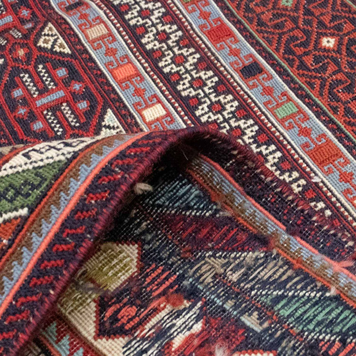 Persisk matta - Nomadic - 304 x 196 cm - flerfärgad