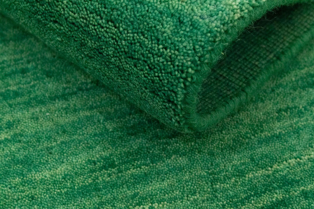 Gabbeh-matta - Softy - 300 x 250 cm - grön