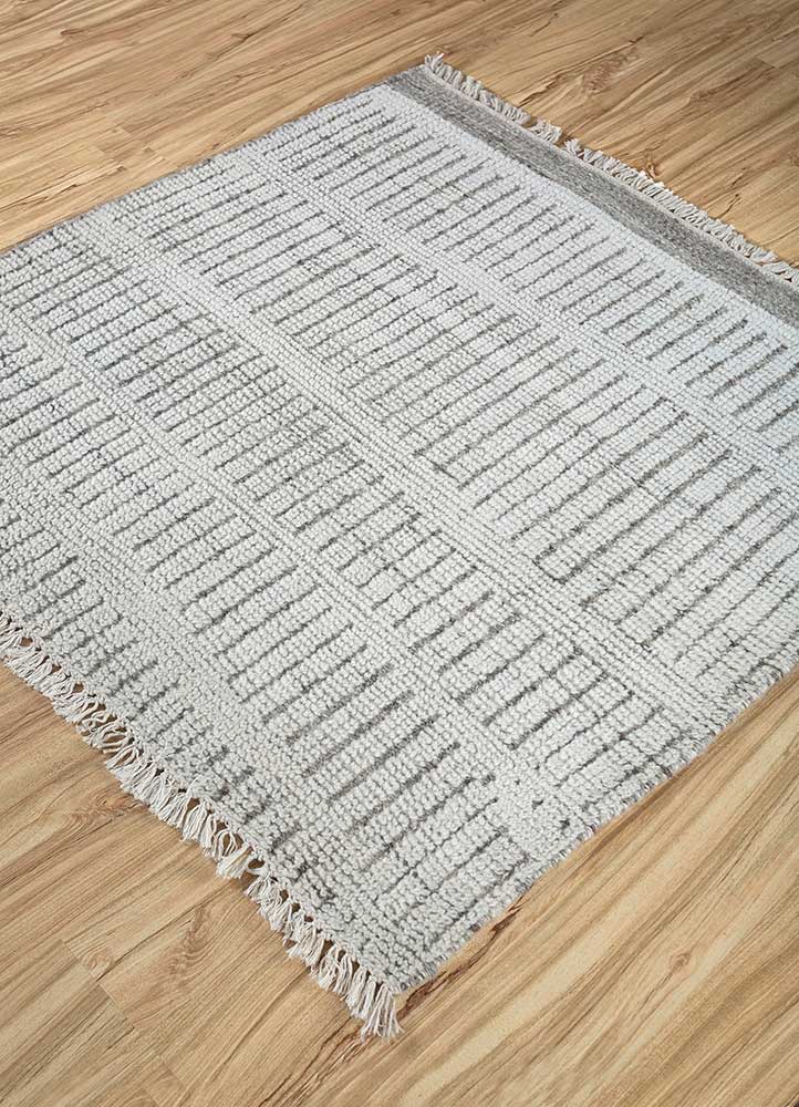 Ullmatta kvadrat  - 75 x 75 cm - grädde