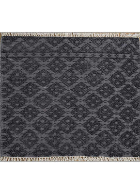 Viskosmatta kvadrat  - 75 x 75 cm - antracit