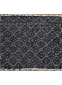 Viskosmatta kvadrat  - 75 x 75 cm - antracit