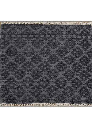 Viskosmatta kvadrat  - 75 x 75 cm - antracit