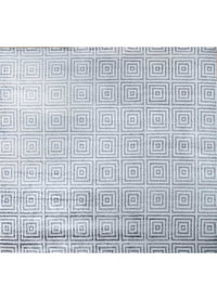 Viskosmatta kvadrat  - 345 x 345 cm - silver