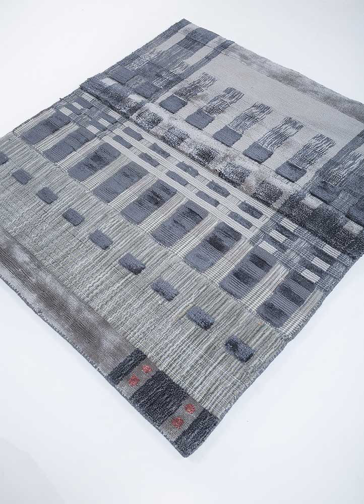 Viskosmatta kvadrat  - 90 x 90 cm - flerfärgad