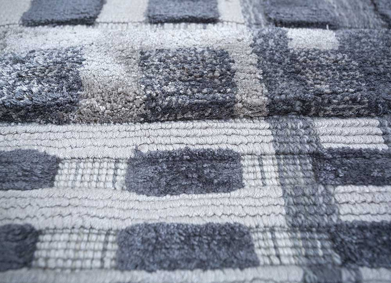 Viskosmatta kvadrat  - 90 x 90 cm - flerfärgad