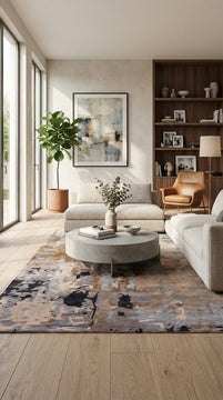 Designermatta - Colorburst - rektangulär