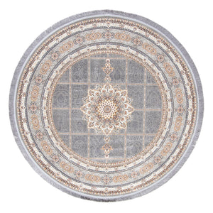 Orientalisk vävd matta - Eastern Elegance - runt