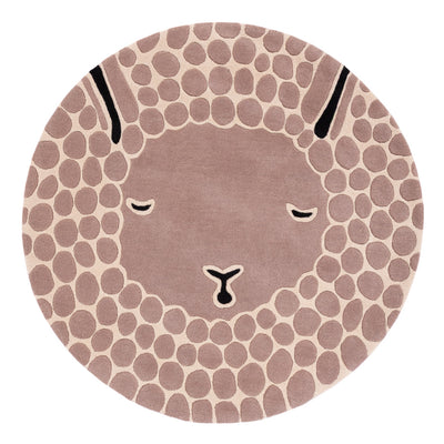 Fluffiga Moln Barnmatta Runt
