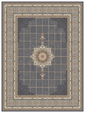 Orientalisk vävd matta - Eastern Elegance - rektangulär