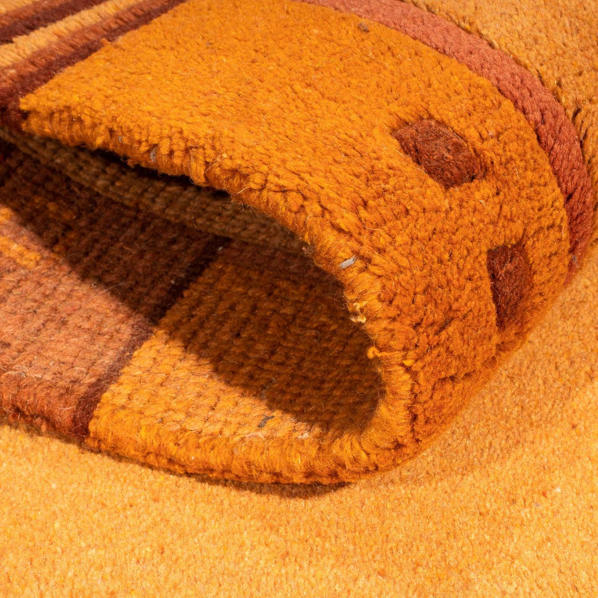 Nepal mattan - 150 x 80 cm - orange