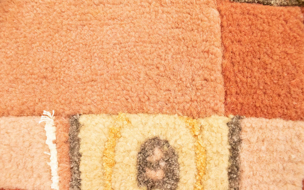 Nepal mattan - 60 x 40 cm - rosa